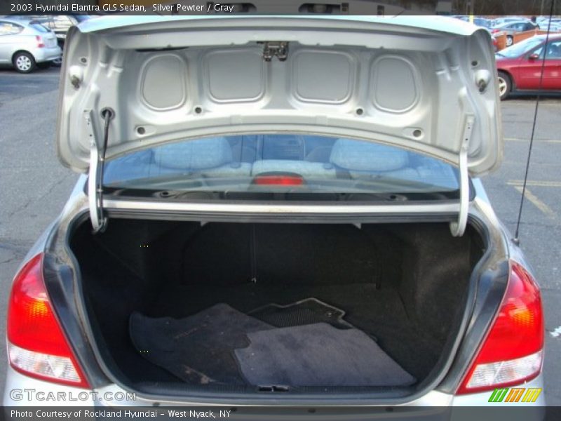 Silver Pewter / Gray 2003 Hyundai Elantra GLS Sedan