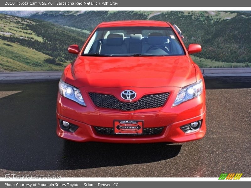 Barcelona Red Metallic / Ash Gray 2010 Toyota Camry SE V6