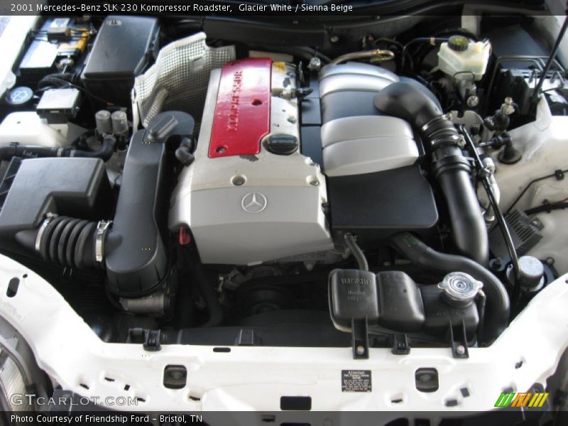 Glacier White / Sienna Beige 2001 Mercedes-Benz SLK 230 Kompressor Roadster
