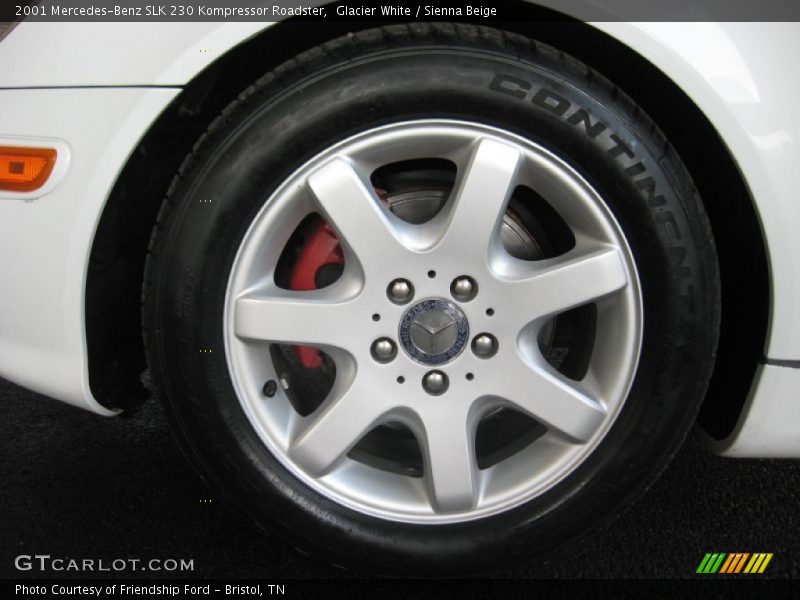 Glacier White / Sienna Beige 2001 Mercedes-Benz SLK 230 Kompressor Roadster
