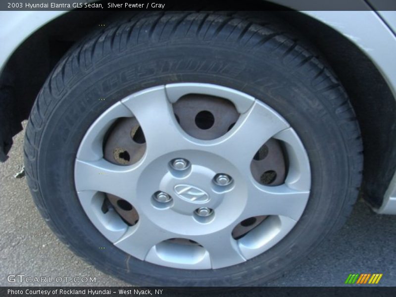 Silver Pewter / Gray 2003 Hyundai Elantra GLS Sedan