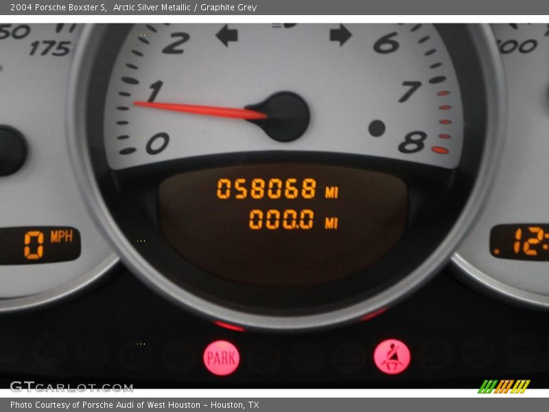 Arctic Silver Metallic / Graphite Grey 2004 Porsche Boxster S