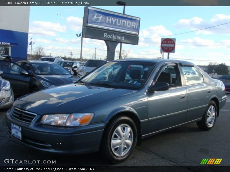 Sailfin Blue Metallic / Gray 2000 Toyota Camry LE
