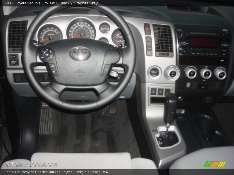 Black / Graphite Gray 2012 Toyota Sequoia SR5 4WD