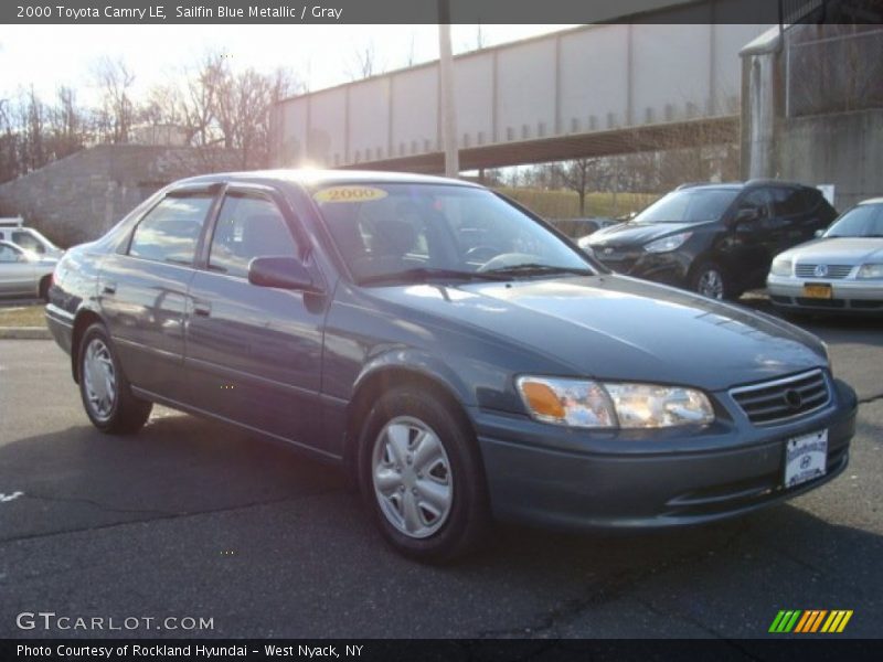 Sailfin Blue Metallic / Gray 2000 Toyota Camry LE