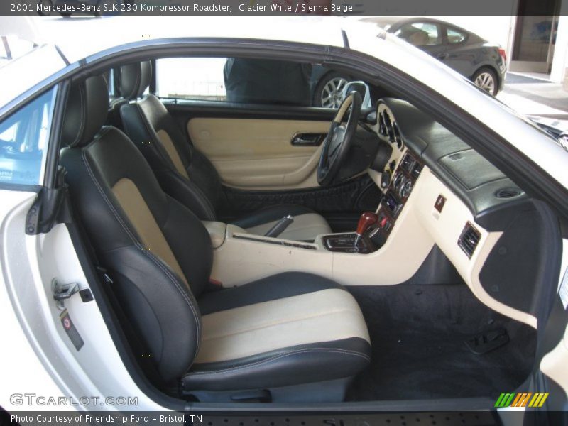 Glacier White / Sienna Beige 2001 Mercedes-Benz SLK 230 Kompressor Roadster