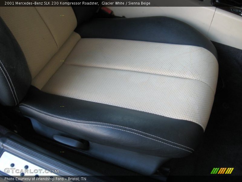 Glacier White / Sienna Beige 2001 Mercedes-Benz SLK 230 Kompressor Roadster