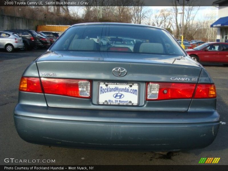 Sailfin Blue Metallic / Gray 2000 Toyota Camry LE