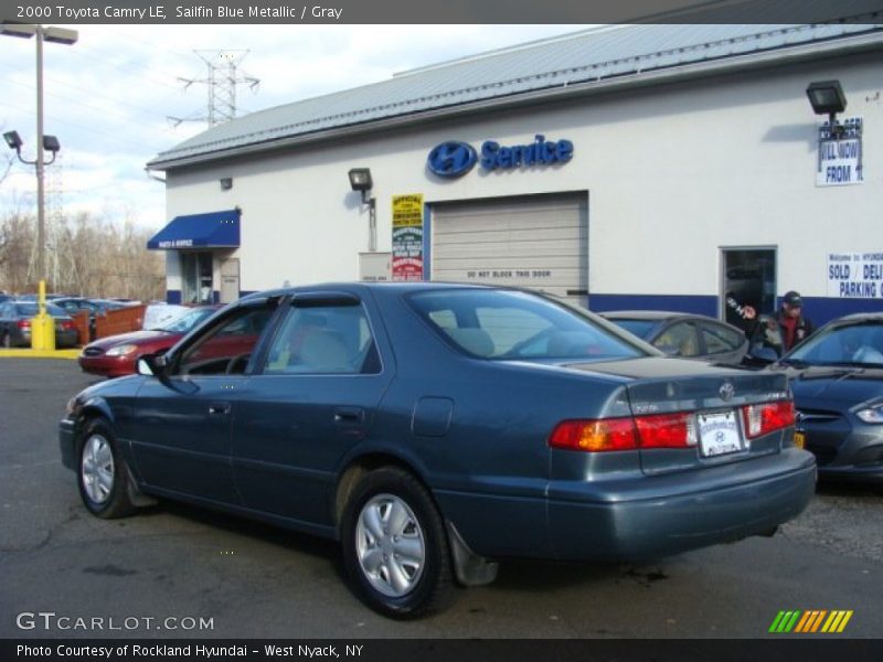 Sailfin Blue Metallic / Gray 2000 Toyota Camry LE