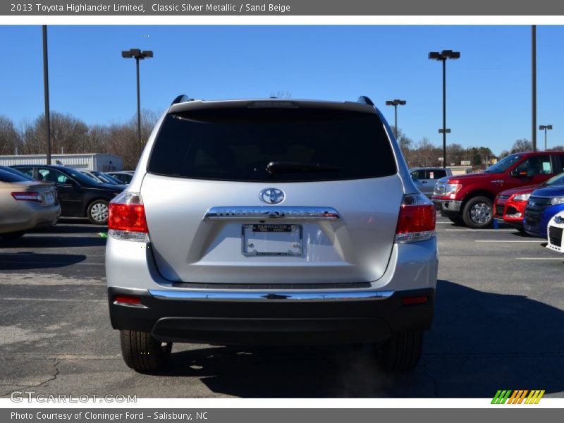 Classic Silver Metallic / Sand Beige 2013 Toyota Highlander Limited