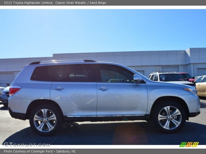 Classic Silver Metallic / Sand Beige 2013 Toyota Highlander Limited