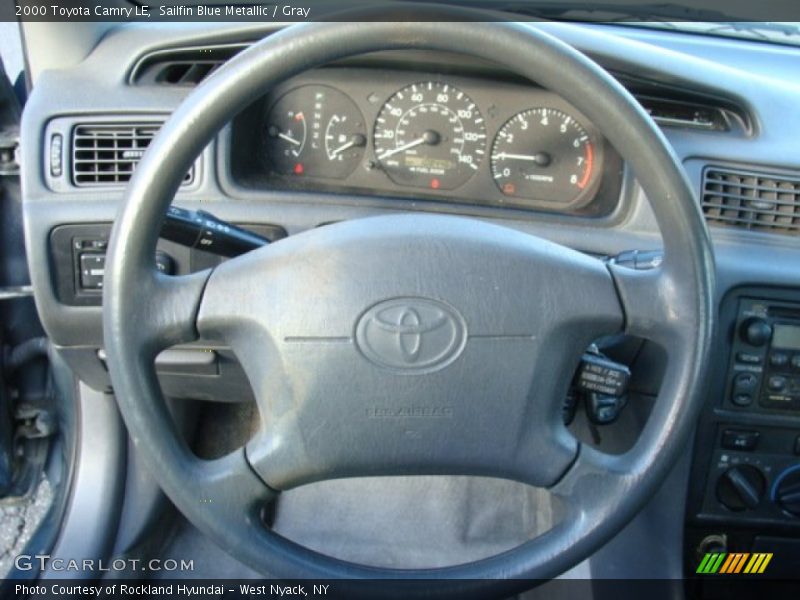 Sailfin Blue Metallic / Gray 2000 Toyota Camry LE