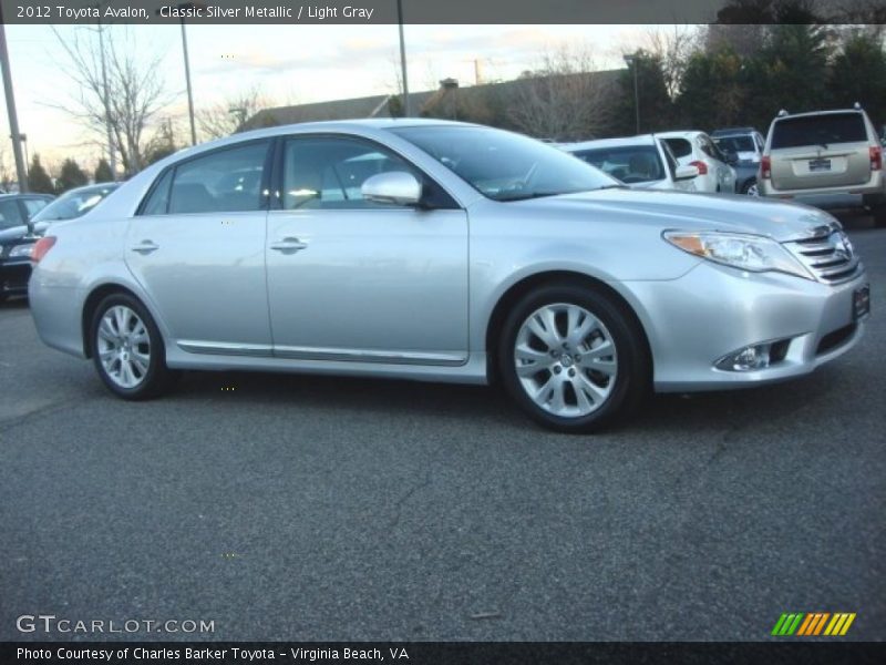 Classic Silver Metallic / Light Gray 2012 Toyota Avalon