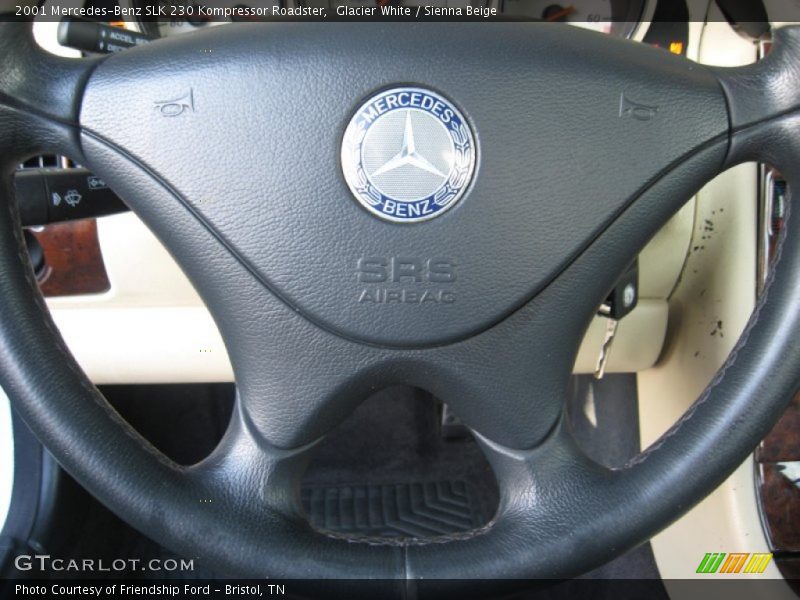 Glacier White / Sienna Beige 2001 Mercedes-Benz SLK 230 Kompressor Roadster