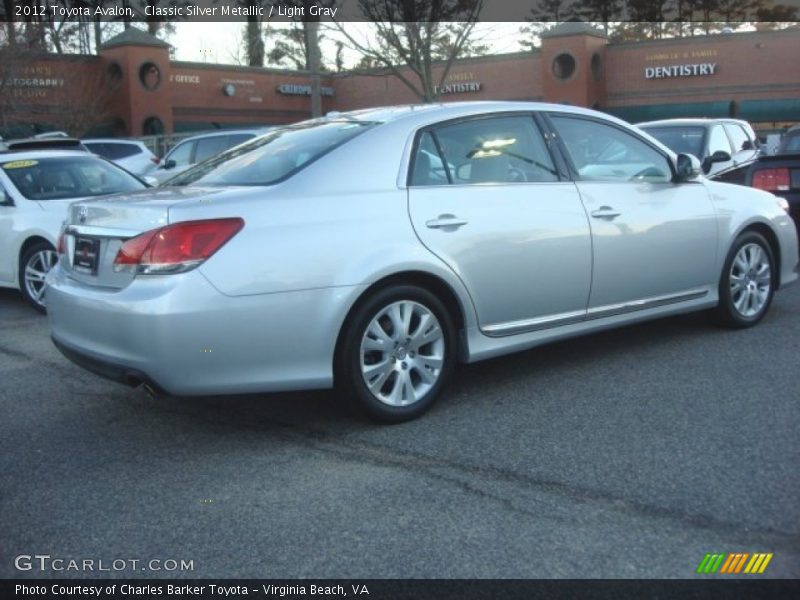 Classic Silver Metallic / Light Gray 2012 Toyota Avalon