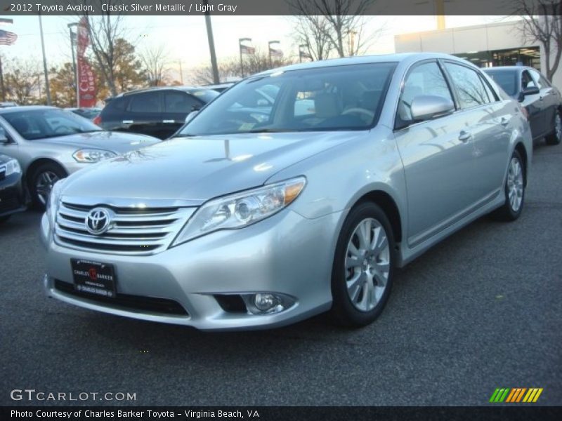 Classic Silver Metallic / Light Gray 2012 Toyota Avalon