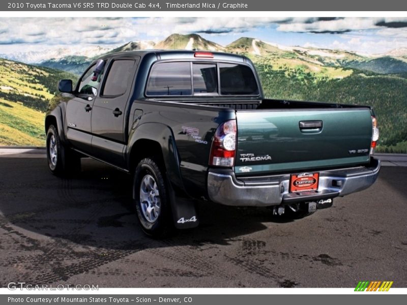 Timberland Mica / Graphite 2010 Toyota Tacoma V6 SR5 TRD Double Cab 4x4