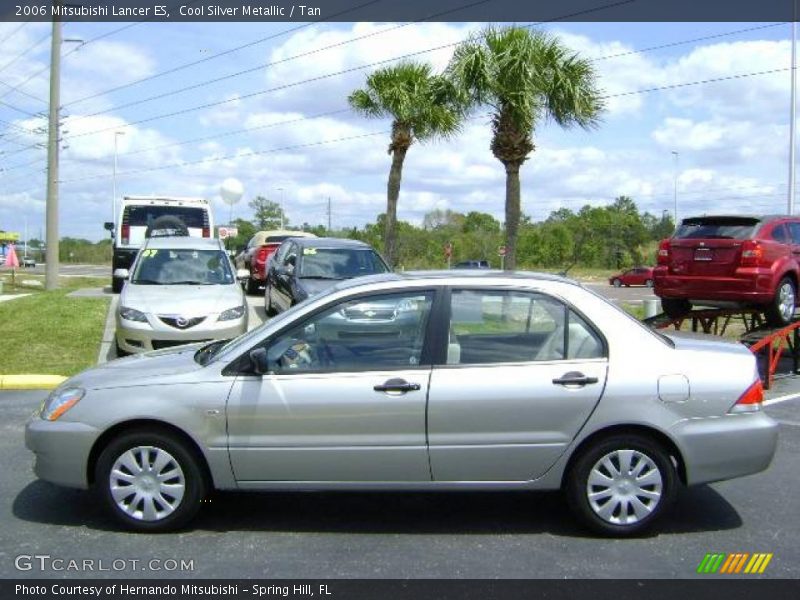 Cool Silver Metallic / Tan 2006 Mitsubishi Lancer ES