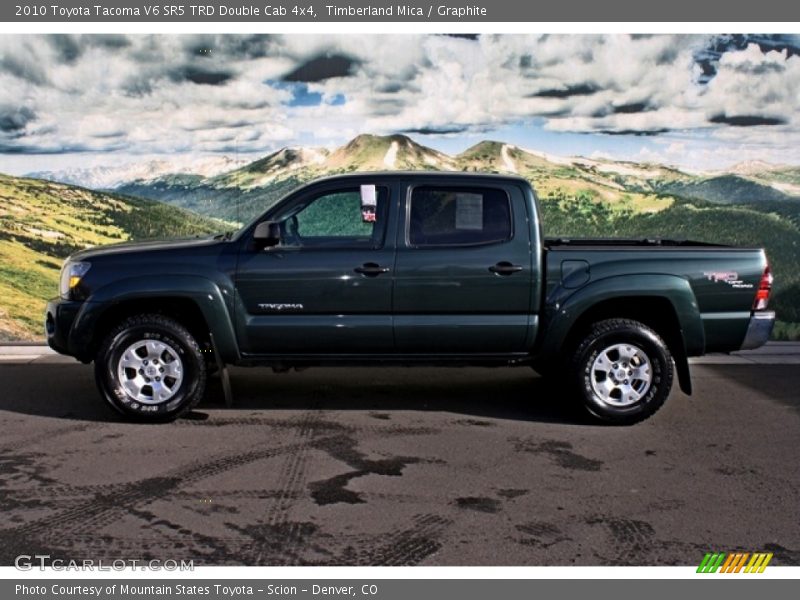 Timberland Mica / Graphite 2010 Toyota Tacoma V6 SR5 TRD Double Cab 4x4