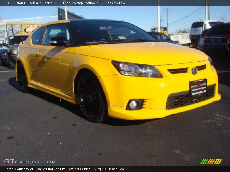 High Voltage Yellow / RS Black/Yellow 2012 Scion tC Release Series 7.0