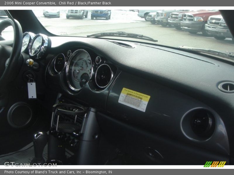 Chili Red / Black/Panther Black 2006 Mini Cooper Convertible