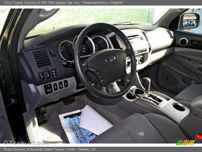 Timberland Mica / Graphite 2010 Toyota Tacoma V6 SR5 TRD Double Cab 4x4