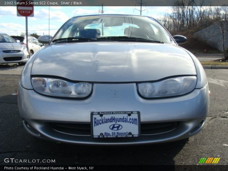 Silver / Black 2002 Saturn S Series SC2 Coupe