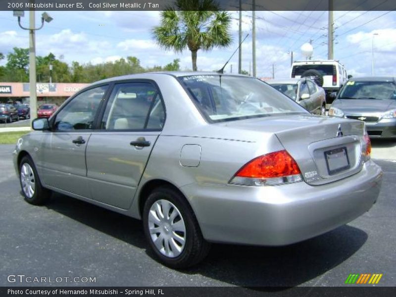 Cool Silver Metallic / Tan 2006 Mitsubishi Lancer ES