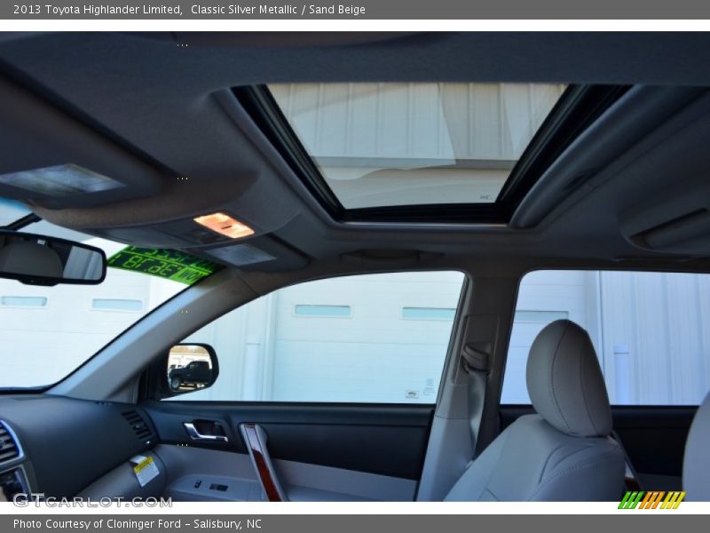 Classic Silver Metallic / Sand Beige 2013 Toyota Highlander Limited