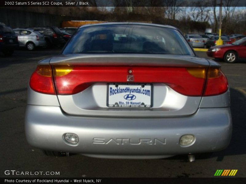 Silver / Black 2002 Saturn S Series SC2 Coupe