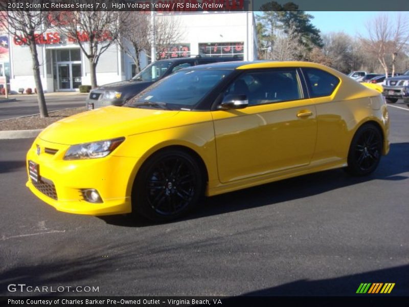 High Voltage Yellow / RS Black/Yellow 2012 Scion tC Release Series 7.0