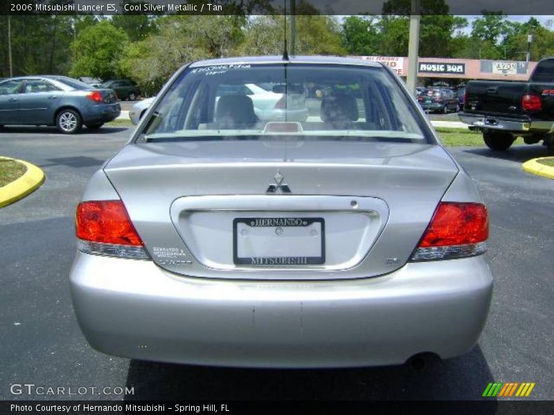 Cool Silver Metallic / Tan 2006 Mitsubishi Lancer ES