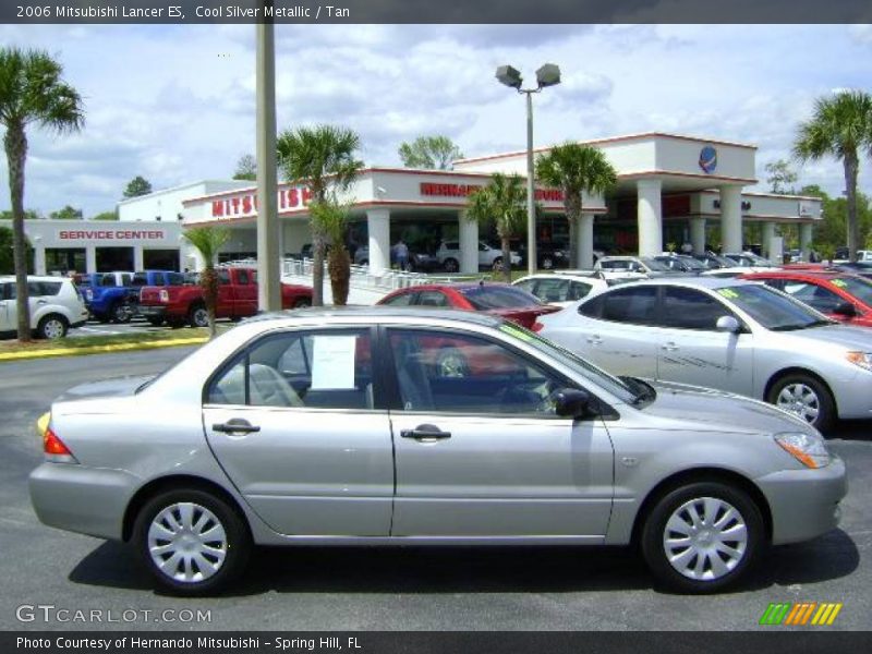 Cool Silver Metallic / Tan 2006 Mitsubishi Lancer ES