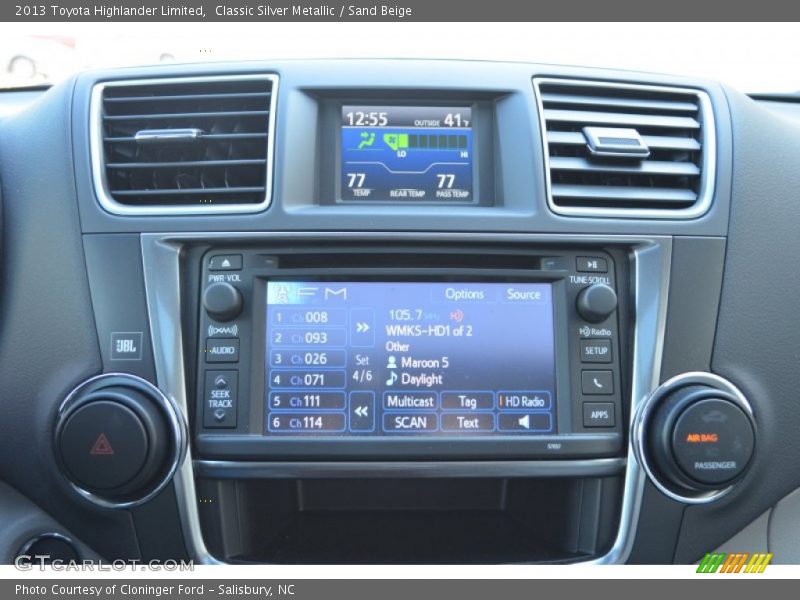 Classic Silver Metallic / Sand Beige 2013 Toyota Highlander Limited