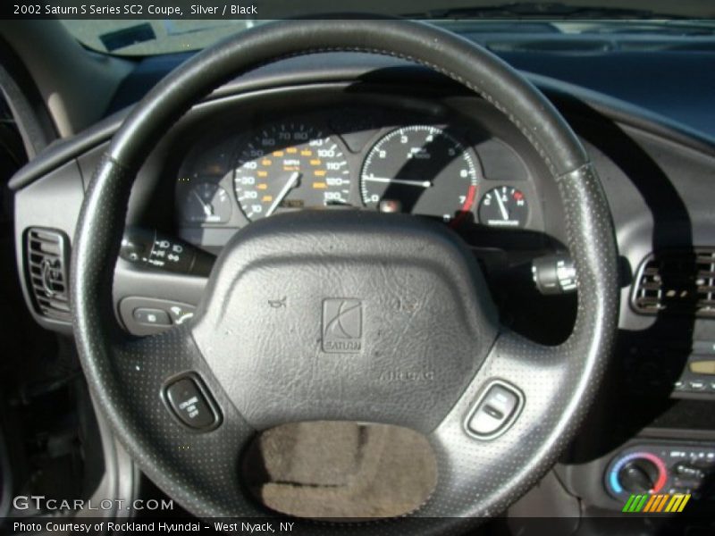 Silver / Black 2002 Saturn S Series SC2 Coupe