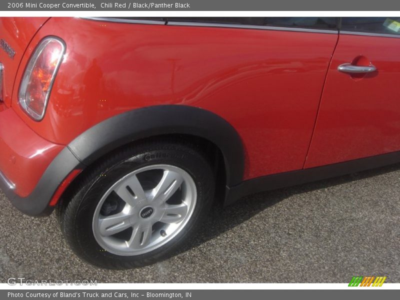 Chili Red / Black/Panther Black 2006 Mini Cooper Convertible