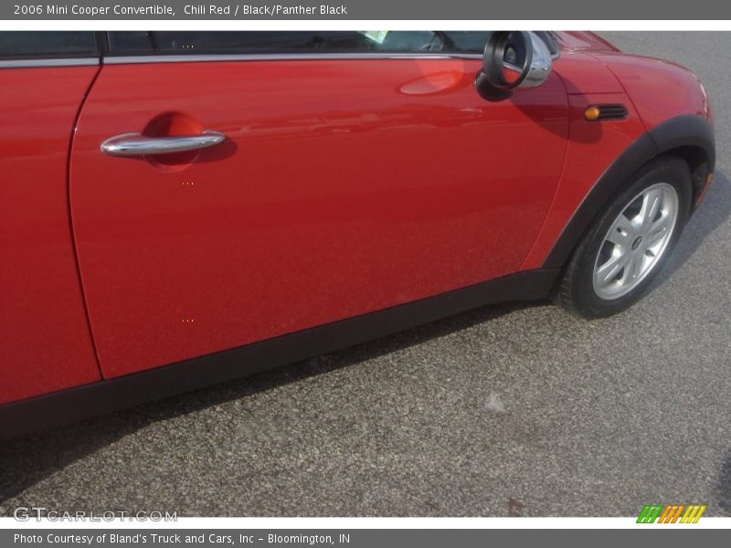 Chili Red / Black/Panther Black 2006 Mini Cooper Convertible