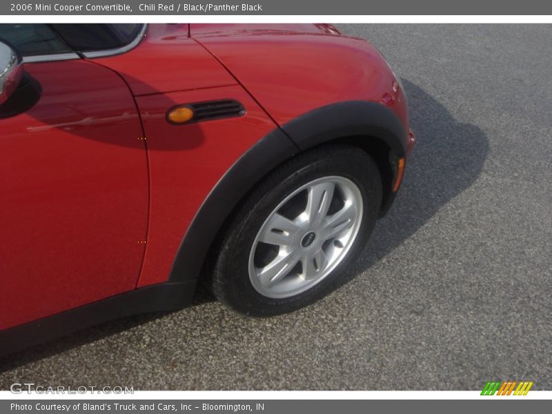 Chili Red / Black/Panther Black 2006 Mini Cooper Convertible