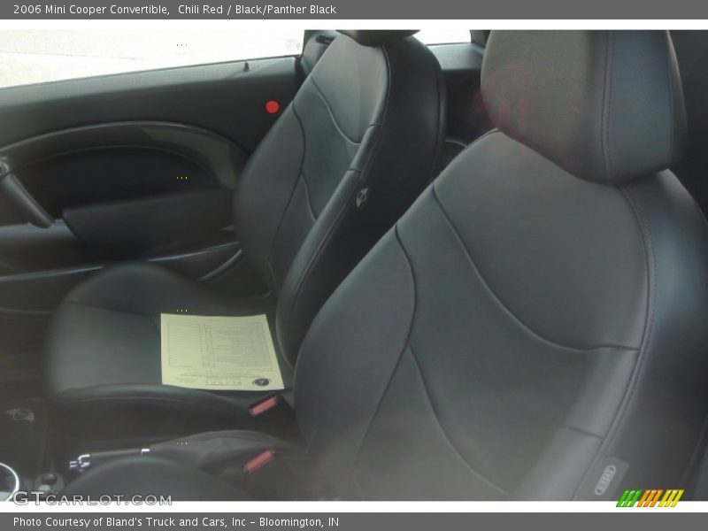 Chili Red / Black/Panther Black 2006 Mini Cooper Convertible