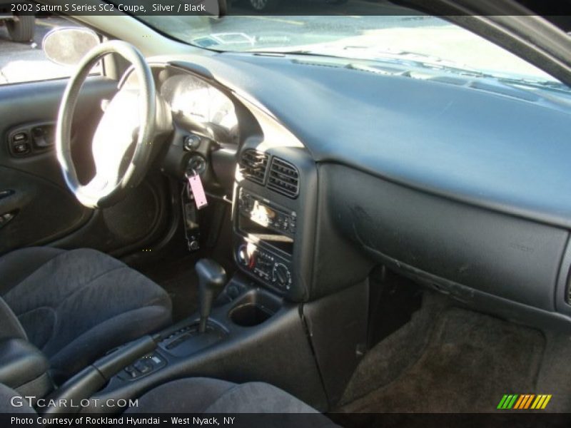 Silver / Black 2002 Saturn S Series SC2 Coupe