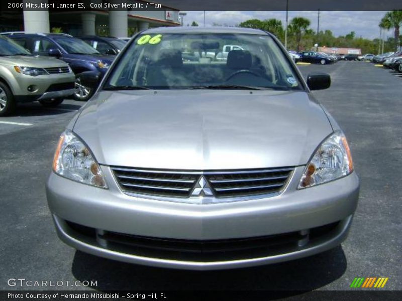 Cool Silver Metallic / Tan 2006 Mitsubishi Lancer ES