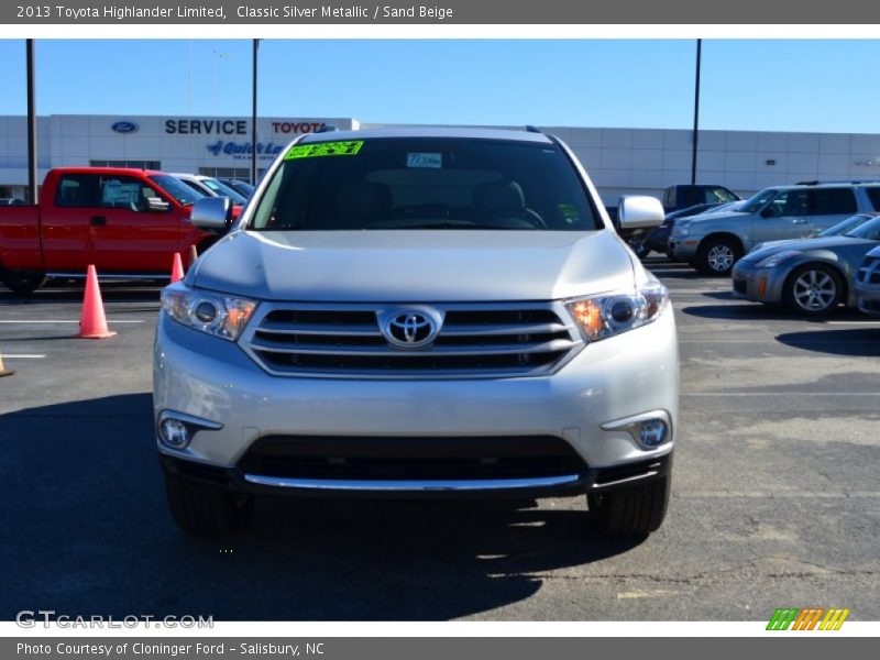 Classic Silver Metallic / Sand Beige 2013 Toyota Highlander Limited