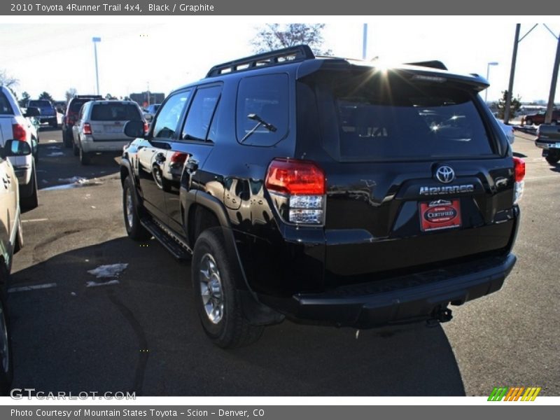 Black / Graphite 2010 Toyota 4Runner Trail 4x4