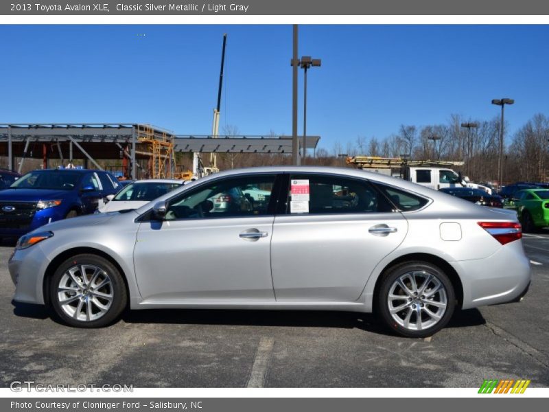 Classic Silver Metallic / Light Gray 2013 Toyota Avalon XLE