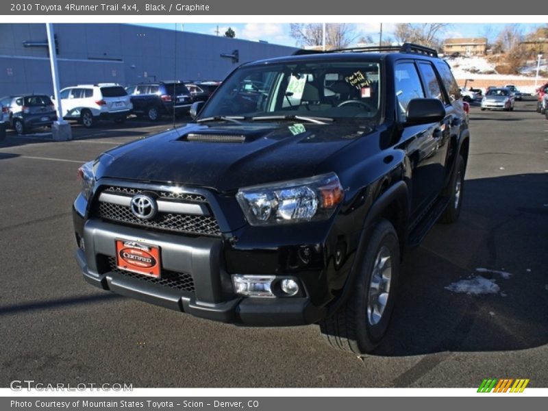 Black / Graphite 2010 Toyota 4Runner Trail 4x4