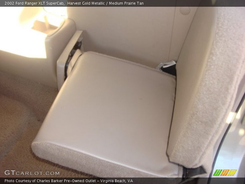 Harvest Gold Metallic / Medium Prairie Tan 2002 Ford Ranger XLT SuperCab