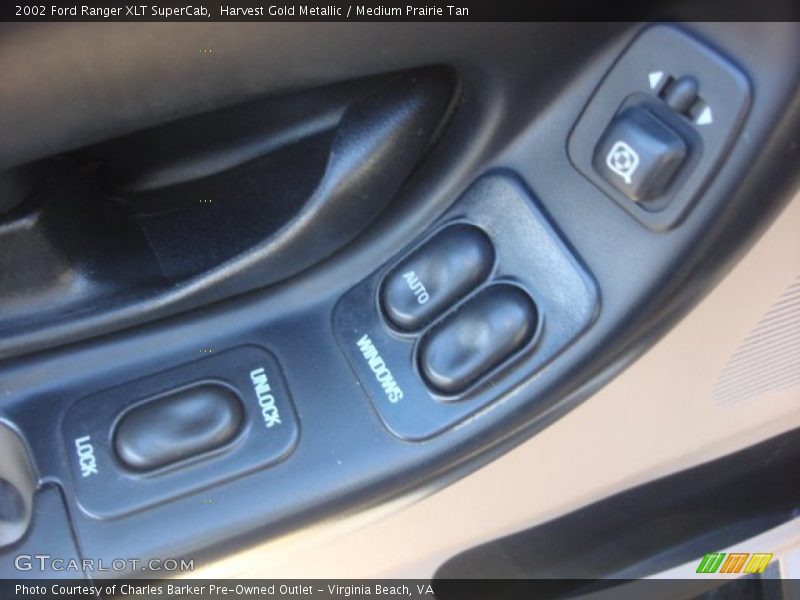 Harvest Gold Metallic / Medium Prairie Tan 2002 Ford Ranger XLT SuperCab