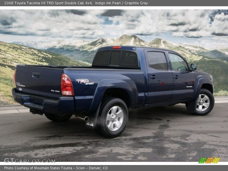 Indigo Ink Pearl / Graphite Gray 2008 Toyota Tacoma V6 TRD Sport Double Cab 4x4