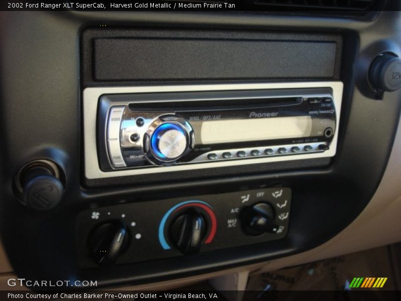 Harvest Gold Metallic / Medium Prairie Tan 2002 Ford Ranger XLT SuperCab