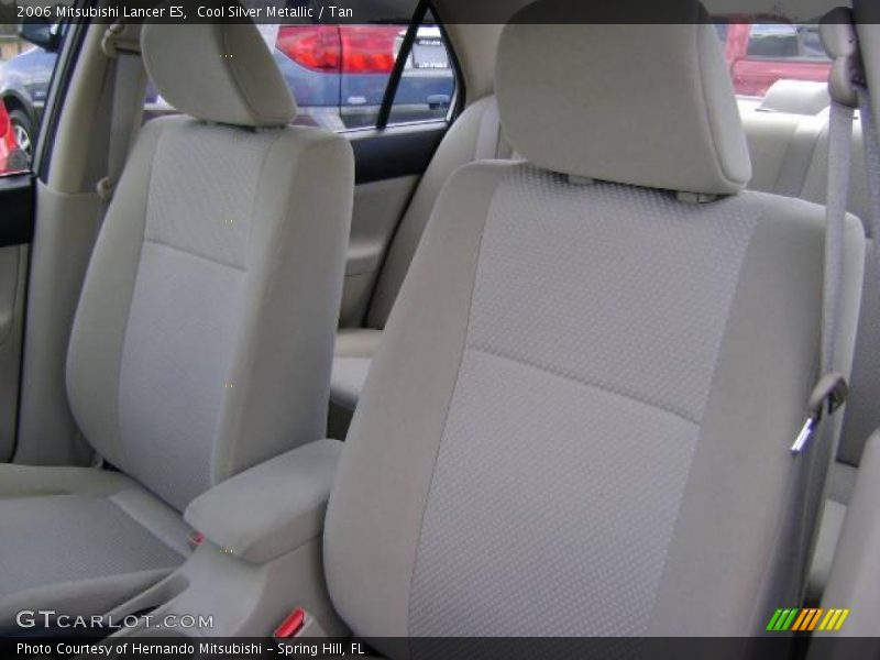 Cool Silver Metallic / Tan 2006 Mitsubishi Lancer ES
